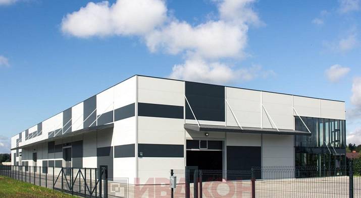 Центр логистики и торговли, 72х36м. Центр логистики и торговли, 72х36м.